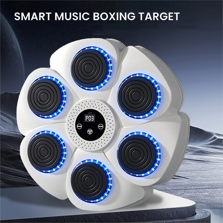 Smart Music Boxing Machine – Wall-Mounted Boxing Toy with Gloves, 9 Speed Modes