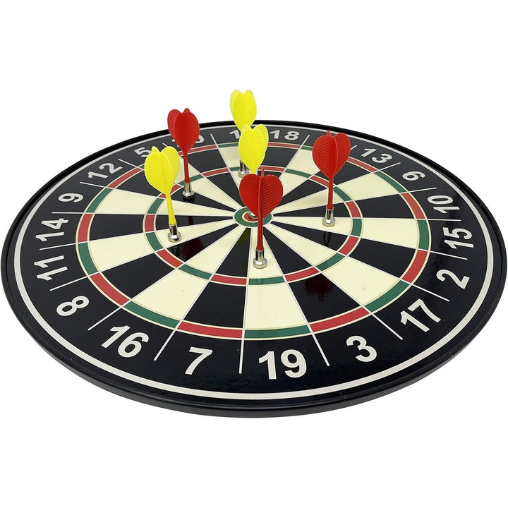 Magnetic Dartboard Set – LED Light-Up Safe Darts Game for Kids (41cm)