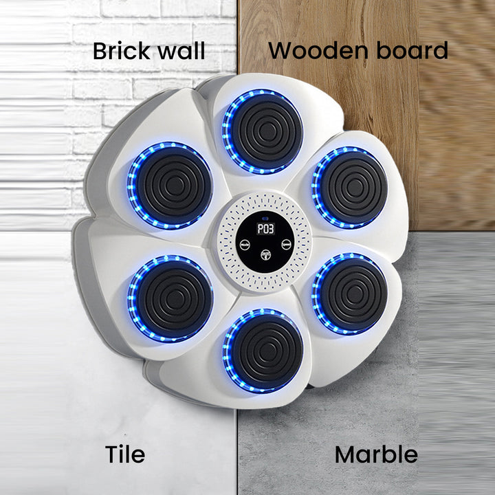 Smart Music Boxing Machine – Wall-Mounted Boxing Toy with Gloves, 9 Speed Modes