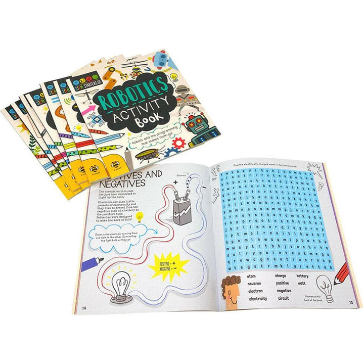 STEM Starters for Kids – 8 Book Educational Activity Set (Maths, Engineering, Meteorology)