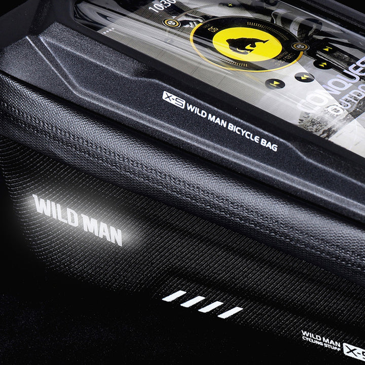 WILD Bicycle Handlebar Bag – 6.8'' Phone Case, Top Tube Storage