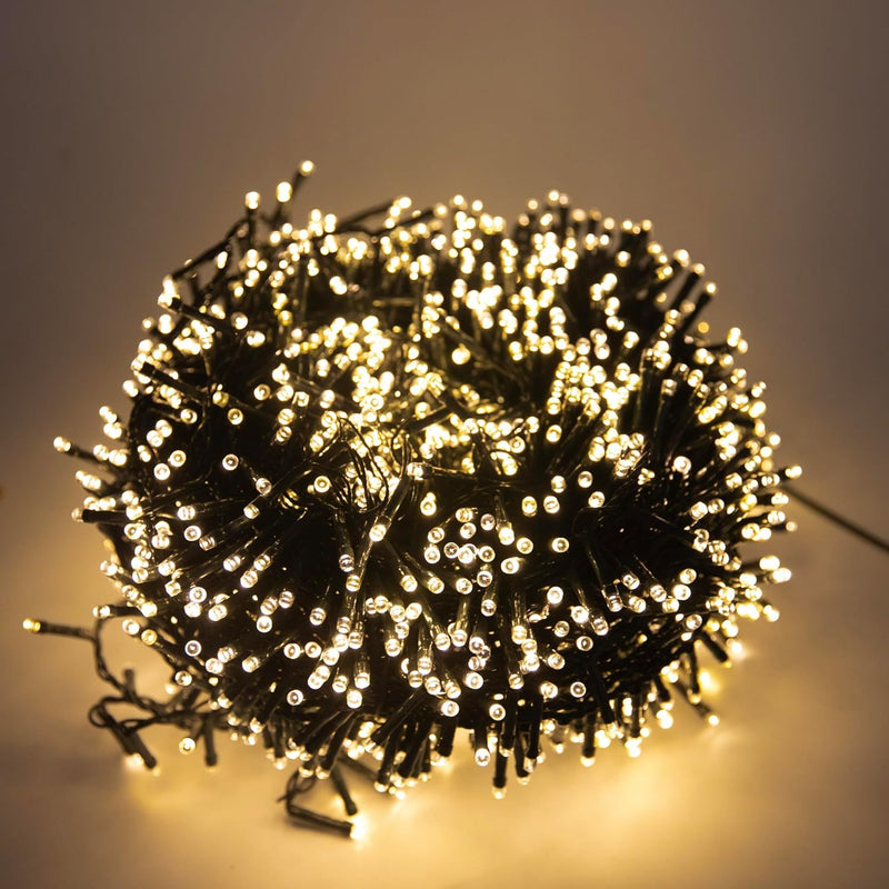 500 LED Christmas Fairy Lights – 8 Modes, Timer, Waterproof, Indoor/Outdoor