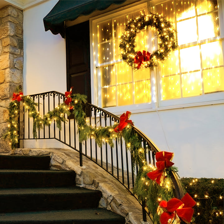 100m/200m Copper Wire Fairy Lights – Warm White LED with Remote & 8 Modes