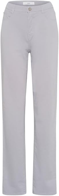BRAX Women's Style Carola Five-Pocket Trousers in Cotton Stretch Pants, Gray, 38W x 34L