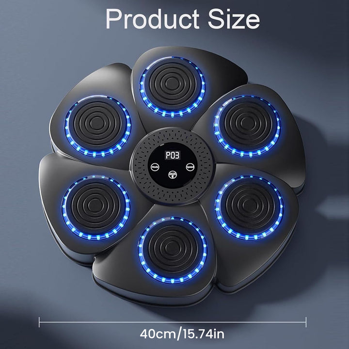 Smart Music Boxing Machine – Wall-Mounted Boxing Toy with Gloves, 9 Speed Modes