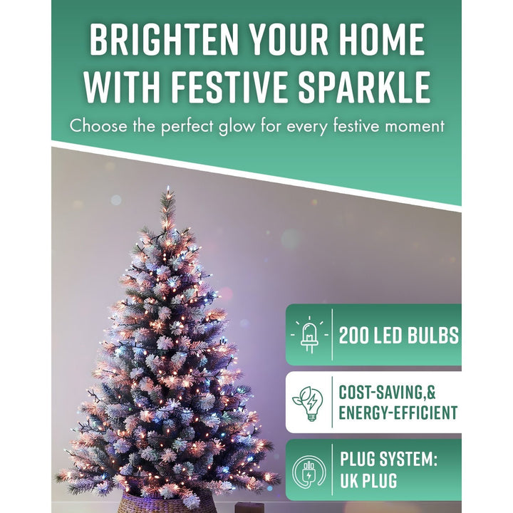 GloBrite 100–1000 LED Fairy Lights – 8 Modes Waterproof Outdoor Christmas Lights