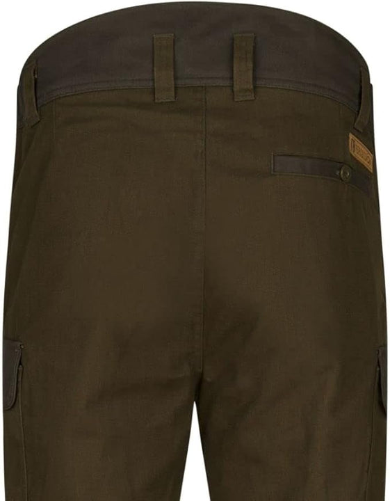 STEIGER Percussion Men's Warm Hunting Trousers Autumn Winter with Fleece Lined Sitting Trousers, Brown, 33
