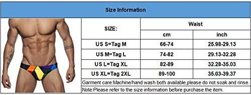 sandbank Men's Swimming Surfing Underwear G String Thong Bikini Brief Swimwear Bottom Black, M