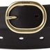 Levi's Women's High-Low Belt, Regular Black, 80cm