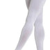 Capezio Women's Ultra Soft Transition Tight, White, L-XL
