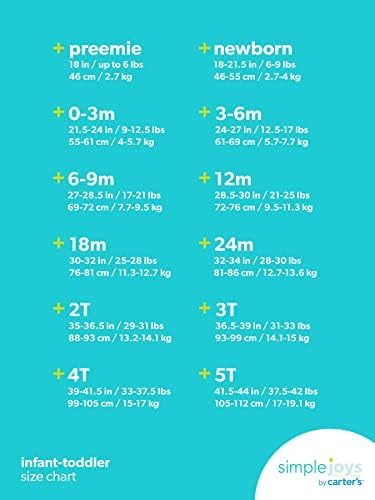 Simple Joys by Carter's Baby Boys' Swimsuit Trunk and Rashguard Set Rash Guard, Black/Sky Blue Whales, 18 Months