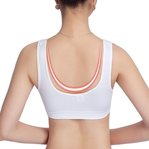 SZJH 3 Pack Of Simply Ultra Comfort Seamless Sport Style Bra With Removable Pads, White/Black/Nude, XXL