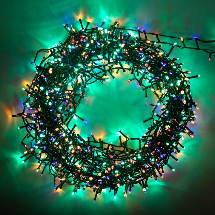 500 LED Christmas Fairy Lights – 8 Modes, Timer, Waterproof, Indoor/Outdoor