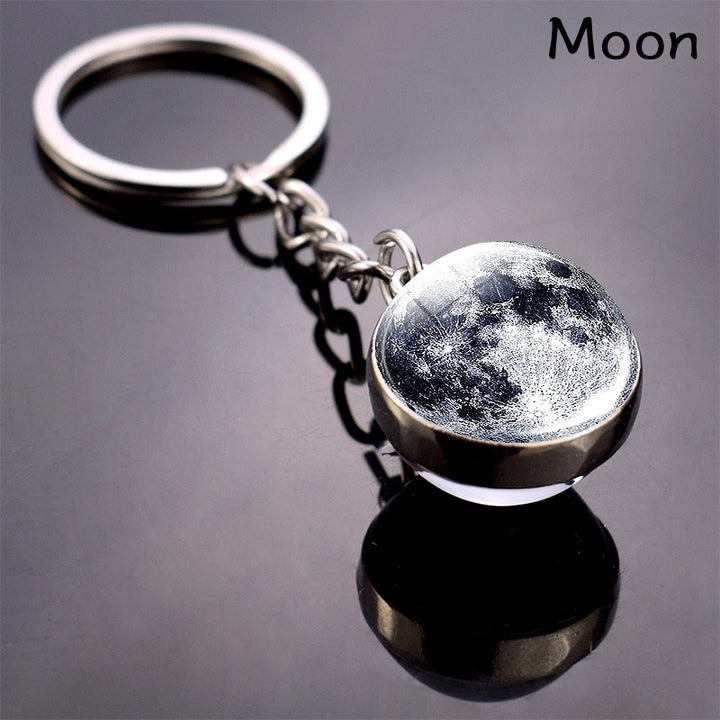 Solar System Keychain – 8 Planets Astronomy Gift for Science Lovers