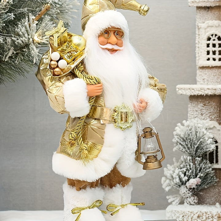 30cm Santa Claus Christmas Figurine – Festive Holiday Decoration Gift