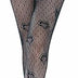KLONKEE Womens Sexy Vintage Heart Polka Dot Pantyhose Gothic Style Jacquard Fishnet Tights Mesh Stockings Clubwear