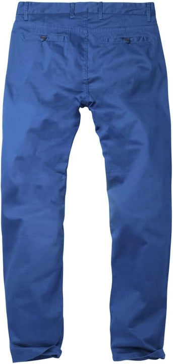 Matchstick Mens Casual Trousers Slim Fit Regular Pants Stretch Home Office Trousers for Men (Indigo_2XL/36)
