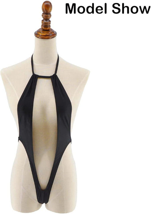 SHERRYLO Micro Bikini Extreme Slingshot G String Sling Bikinis Slutty Exotic Swimsuit Thong Bathing Suit Lingerie for Women, White, One Size