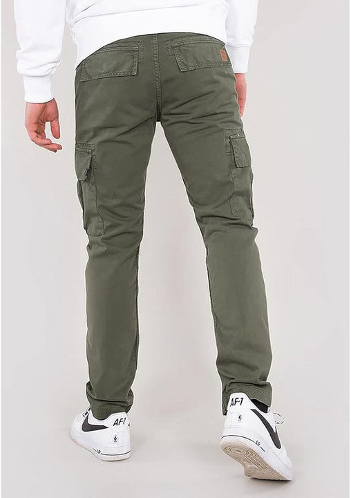 Alpha Industries Men's Agent Casual Trousers Pants, Black Olive, 34W