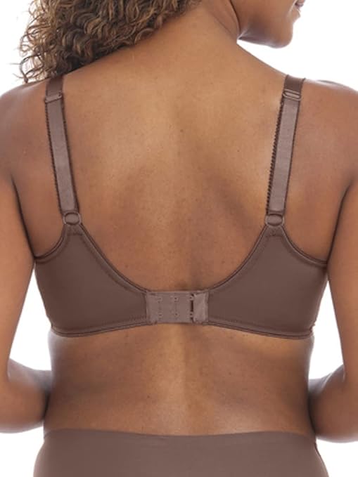 Fantasie Women's Fusion Underwire Side Support Bra Full Coverage, Sheer, Coffee Roast, 38G