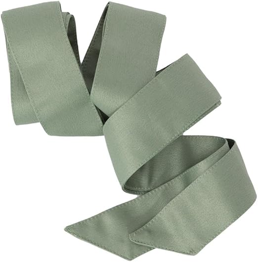 Anaya with Love Women's Belt Ladies Satin Sash Waist Tie Ribbon Bow Accessory for Bridesmaids Bridal Wedding Prom Evening Occasion, Frosty Green, L-XL