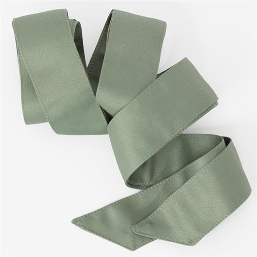 Anaya with Love Women's Belt Ladies Satin Sash Waist Tie Ribbon Bow Accessory for Bridesmaids Bridal Wedding Prom Evening Occasion, Frosty Green, L-XL