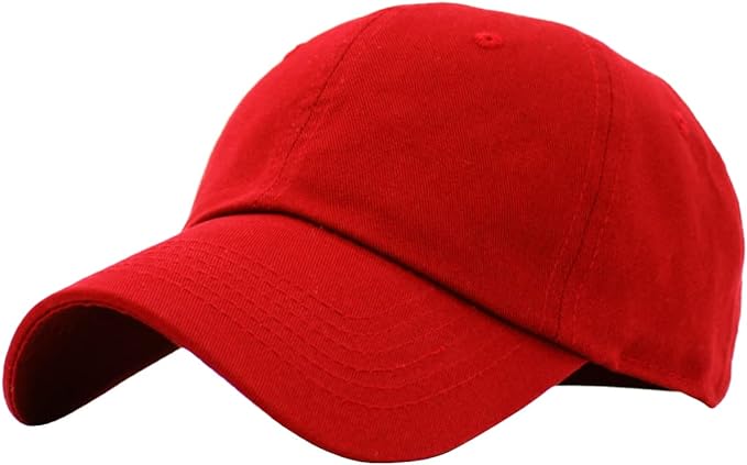 KBETHOS KB-LOW Classic Cotton Dad Hat Adjustable Plain Cap. Polo Style Low Profile (Unstructured) (Classic) Adjustable