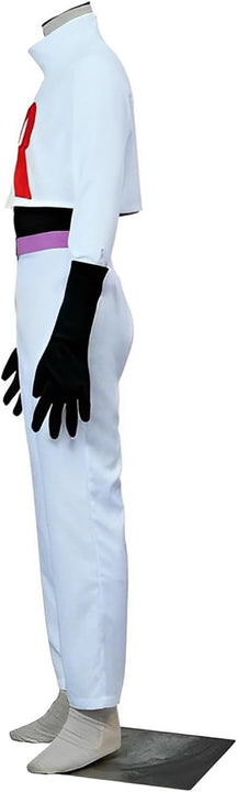 Pokemon Costume Adult, Team Rocket Costume, Anime Costume, Cosplay Costume (L, James Men)