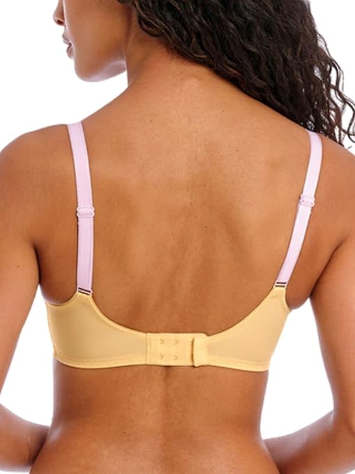 Freya Offbeat Side Support Bra Lemon Fizz Yellow 34G