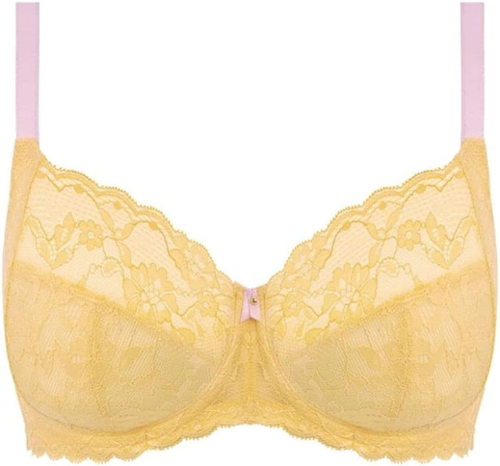 Freya Offbeat Side Support Bra Lemon Fizz Yellow 34G