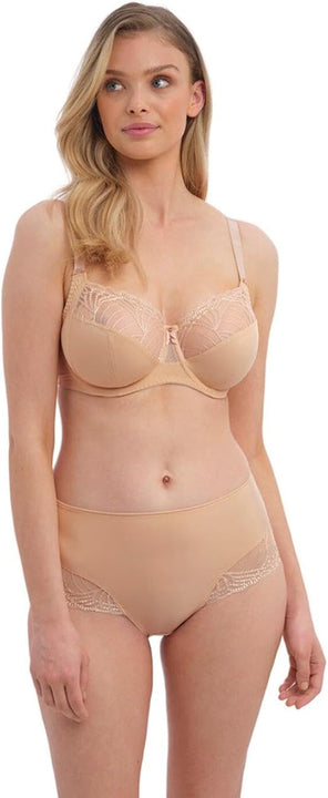 Fantasie Women's Adelle Underwire Side Support Bra Full Coverage, Sheer, Natural Beige, 32G