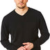 Castle Point Mens Cspknt003 Herren-strickpullover Mit Rundhalsausschnitt Cotton Soft Touch V Neck Knitted Jumper Sweater, V Neck, Black 2XL UK