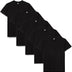 Lower East Men's LE105 T-Shirt, Black, L (Pack of 5)