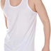 Mens 100% Cotton Summer Weight Singlet Vests Underwear/White/Available (Pack of 2) L