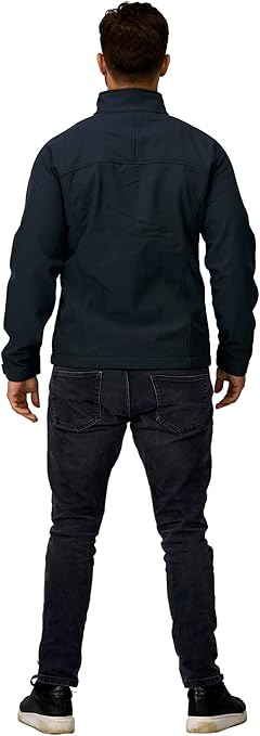 Killer Whale Softshell Jacket Mens Waterproof UK Premium (Dark Grey, XXL)