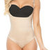 SHAPERX Shapewear for Women Tummy Control Thong Bodysuit Open Bust Body Shaper, Skin, Large