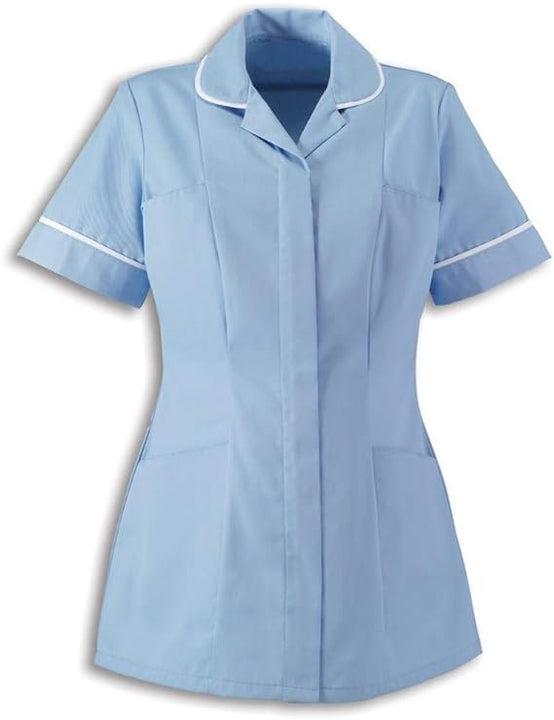 Smart Uniform Healthcare Tunic (16, Pale Blue)