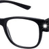 OKH Reading Glasses with Light, USB Rechargeable LED Mighty Lighted Readers Eyeglasses, Bright Clear Sight Vision LED Glasses for Women Men Night Reading Small Prints, Close Work (Matte Black,2.0X)