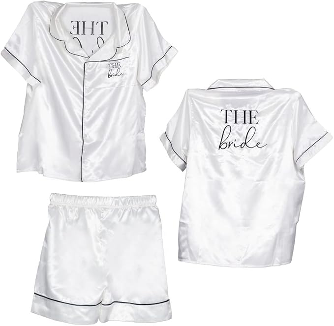 Ginger Ray Women's Size: 14-16 Pyjamas-The Bride XL, White, X-Large