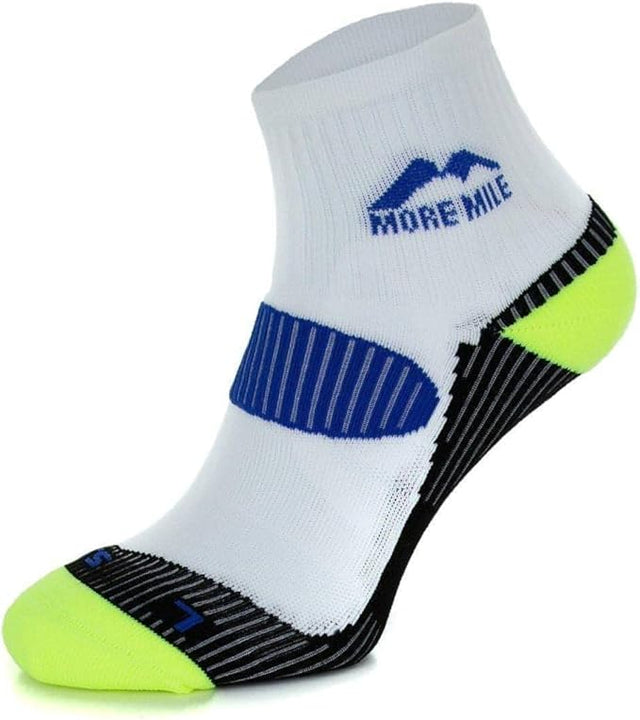 More Mile London (5 Pair Pack) Mens Cushioned Running Socks, Multi-coloured, UK 8.5-10.5