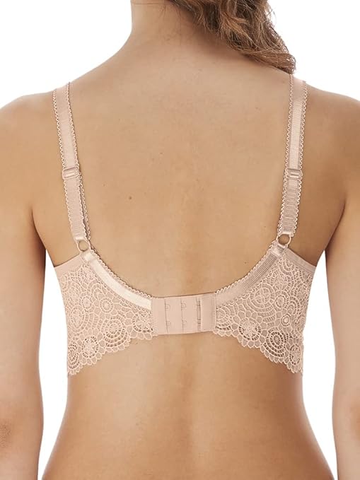 Freya Women's Expression Deep Plunge High Apex Underwire Bra, Natural Beige, 34F