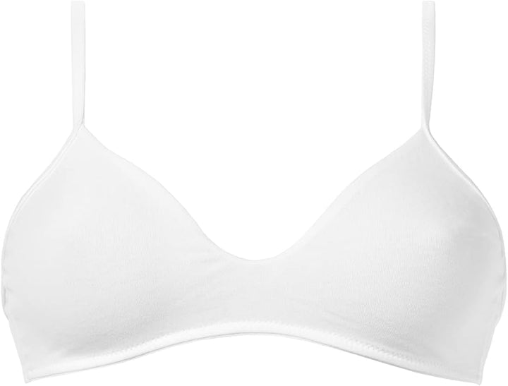 2 PACK Golden Lady Women's Reggiseno a triangolo Bra, Semi-Sheer, Bianco, 4B IT = 38B UK