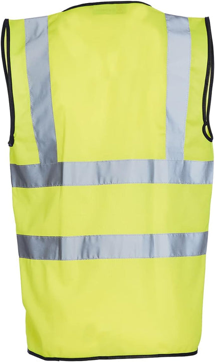 Blackrock Hi Vis Vest, Yellow Hi Viz Jacket, Reflective Jacket, High Vis Vests, PPE Clothing, Hi-Vis, Hivisible, Cycling, Security Vests, Mens Womens Childs Kids Boys Girls, Running Vest