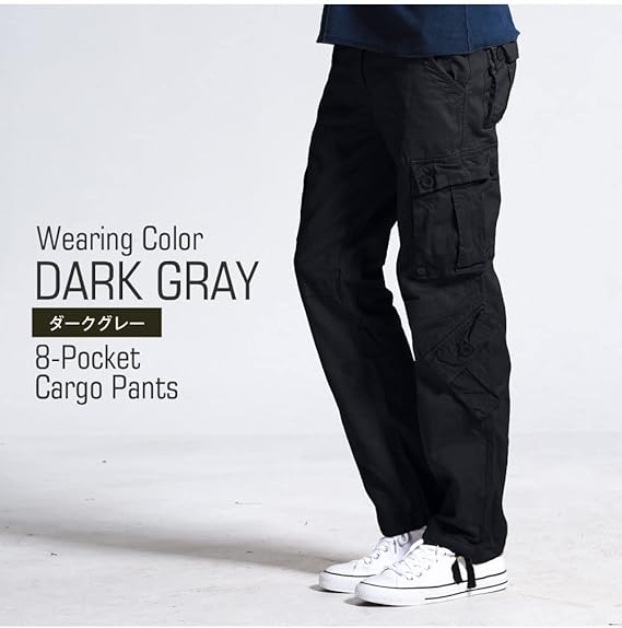 Matchstick Men Cargo Trousers Work Combat Camo Military Outdoor Pants