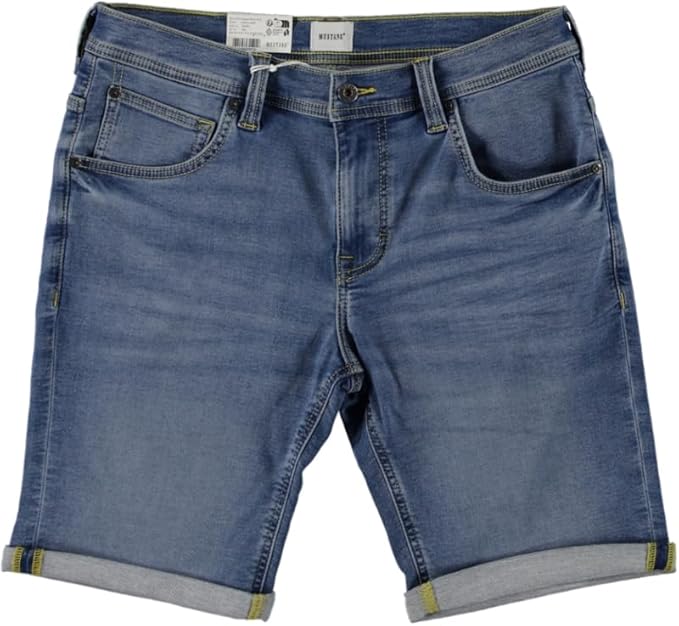 MUSTANG Men's Style Chicago Z Shorts, Medium Blue 523, 35W