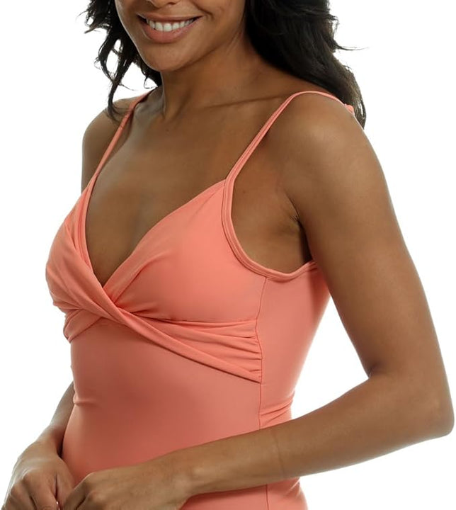 Light & Shade Ladies Tummy Control Non Wired Removable Padding One Piece Summer Holiday Swimming Swimsuit