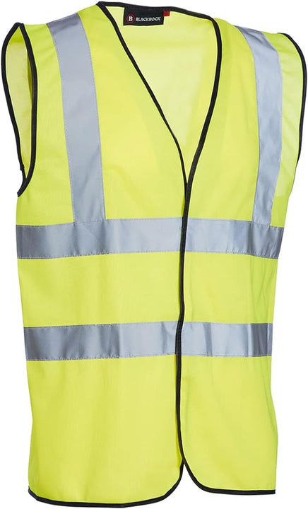 Blackrock Hi Vis Vest, Yellow Hi Viz Jacket, Reflective Jacket, High Vis Vests, PPE Clothing, Hi-Vis, Hivisible, Cycling, Security Vests, Mens Womens Childs Kids Boys Girls, Running Vest