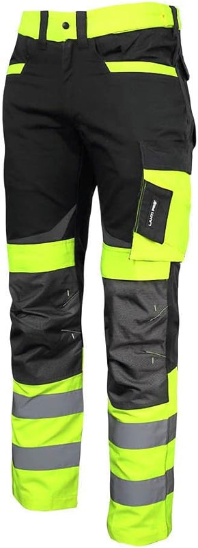 LACHTI L4051104 Spodnie Ostrzegawcze Czarno- èèté, XL, CE, Lahti