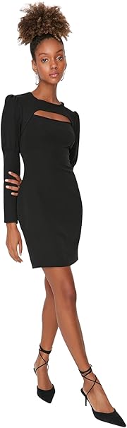 Trendyol Dress - Black - Bodycon, Black, 12