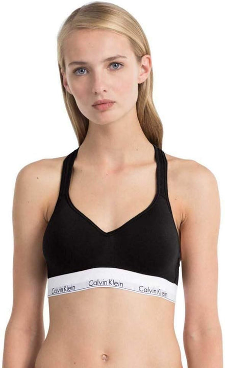 Calvin Klein Women's Triangle Bra, Black, S